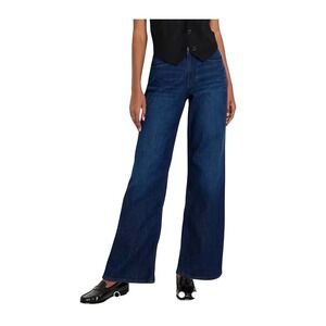 Old Navy Size 16T Wow Wide Leg Jeans High Rise Dark Wash Blue Denim Womens